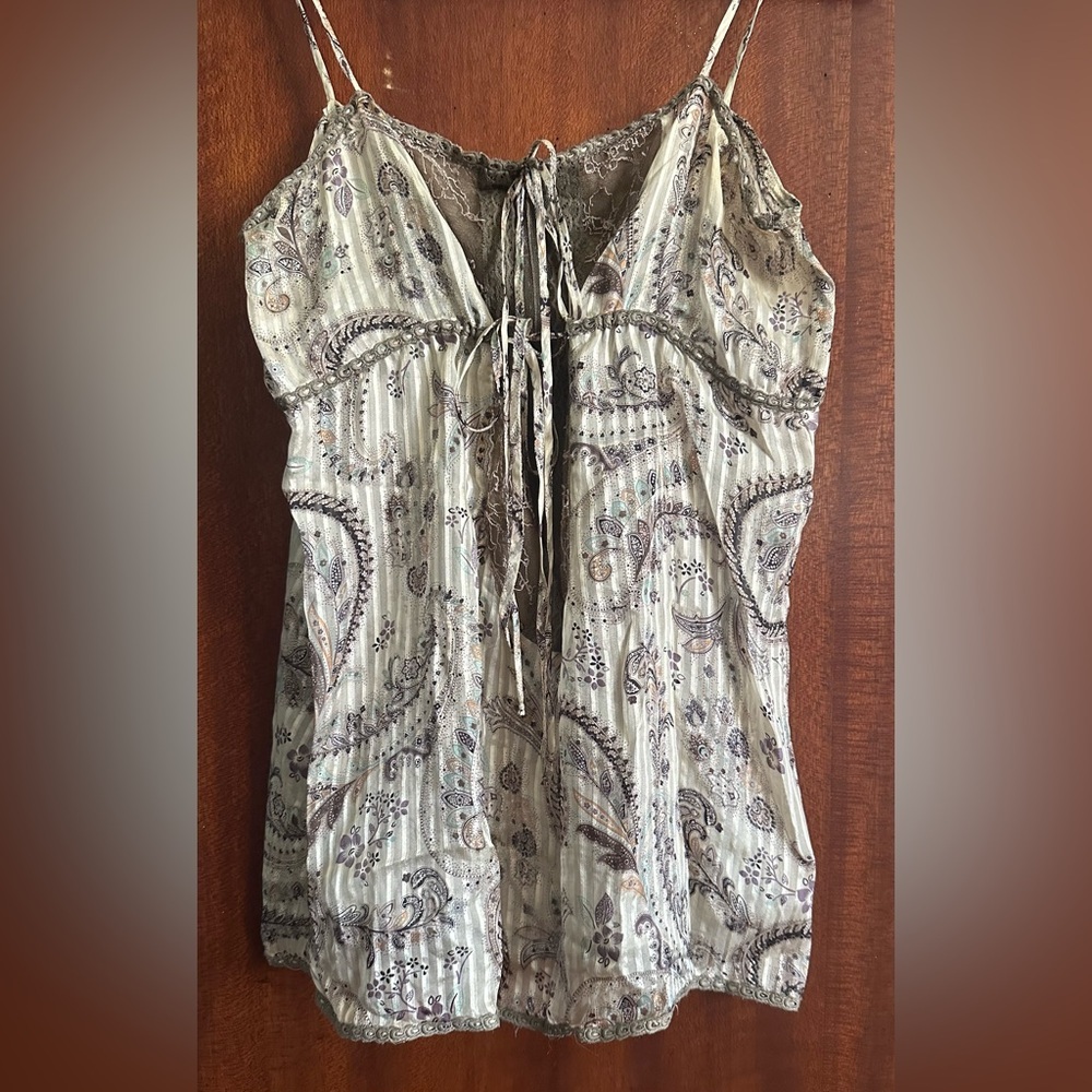 Vintage Cynthia Vincent - Paisley Print Women's Top